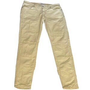 7 For All Mankind Women's Patchwork Distressed Skinny Jeans Size 28 Stretch